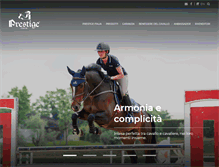 Tablet Screenshot of prestigeitaly.com